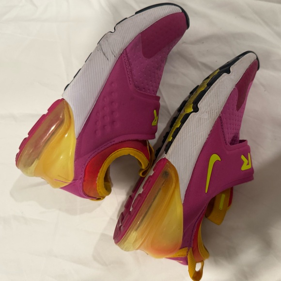 Nike Kids Air Max 270 Extreme SE PS Sunrise Slip On Sneakers Size 12c - Picture 4 of 10